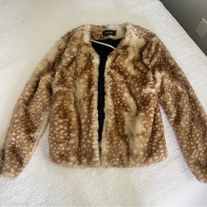 Fawn Faux Fur Jacket